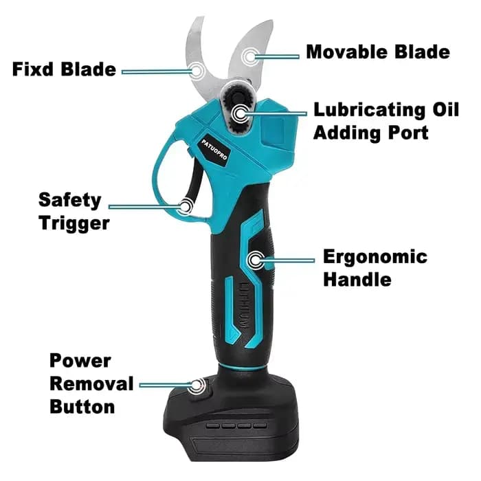 Makita – cisaille électrique sans fil, 30MM, sans balais, pour arbres, bonsaï, Branches, outil élect