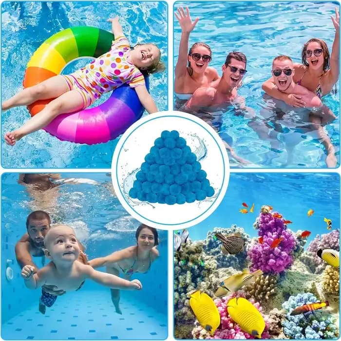 Boule filtrante pour bain à remous, accessoire durable, en fibres d'imitation, pour piscine, SPA, fo