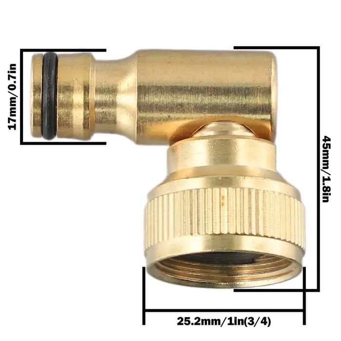 Connecteur rapide pour tuyau d'arrosage, bobine de tuyau, coude à percussion, convertisseur de robin