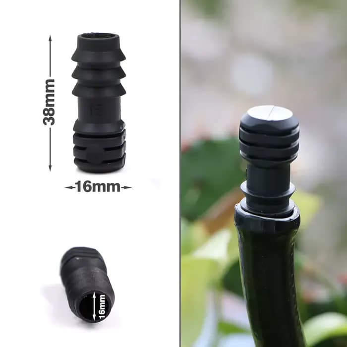 Bouchons de capuchon barbelé pour tuyau d'arrosage, système de micro d'argile, connecteur de tuyau d