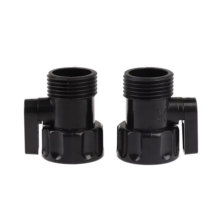 Valve d'irrigation de jardin 3/4 "mâle à femelle, 2 pièces, interrupteur d'extension de tuyau