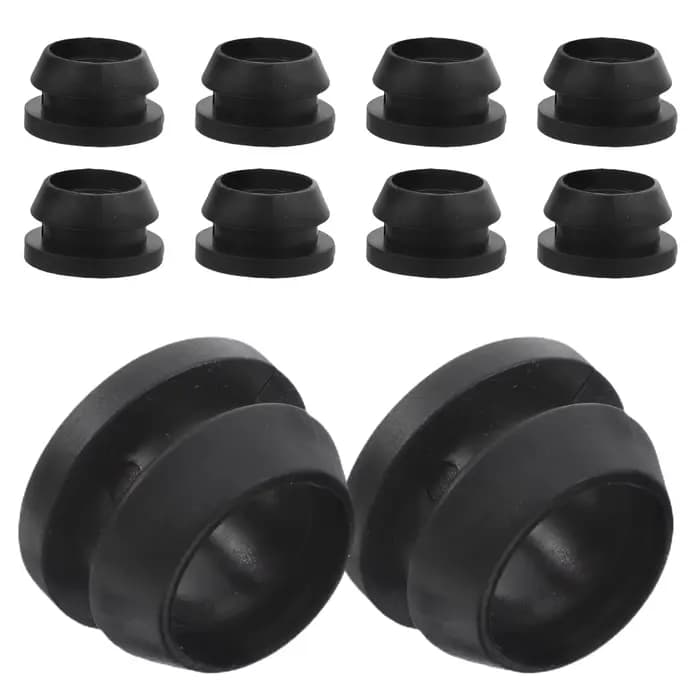 Joint de Valve de dérivation d'irrigation, 50 pièces, rondelle étanche en Silicone TPE noir 16mm, ét