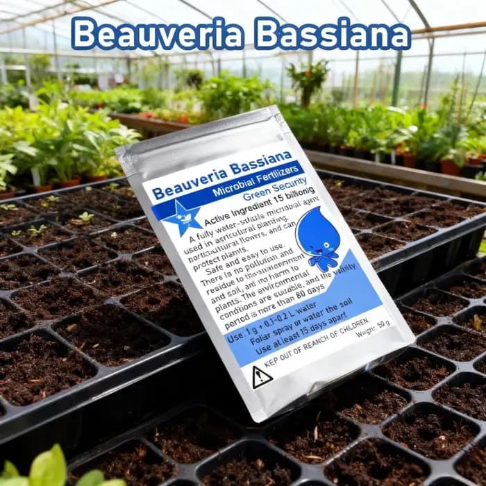 50g d'engrais biologique microbien Beauveria Bassiana