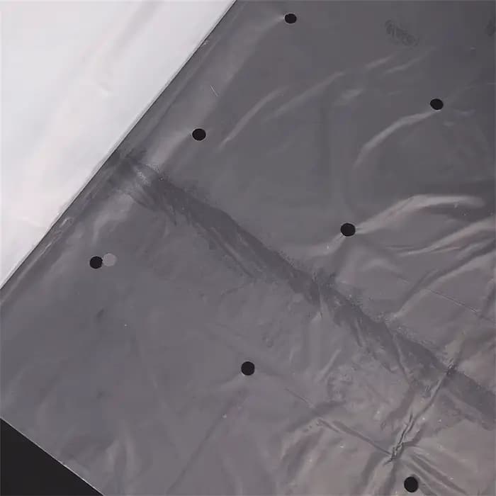 Film perforé transparent pour plantes de jardin et fleurs, housse de protection, serre respirante, c