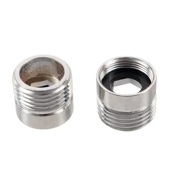 Accessoires de pompe à eau 18mm M18 à filetage mâle 1/2 "3/4", adaptateur en cuivre nickelé, Joint e