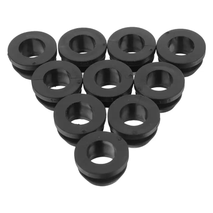 Joint de Valve de dérivation d'irrigation, 50 pièces, rondelle étanche en Silicone TPE noir 16mm, ét