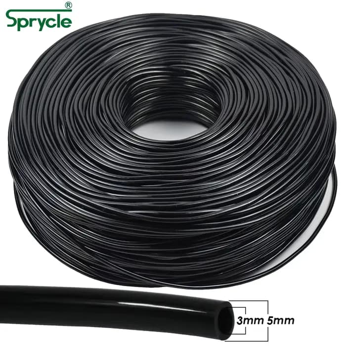 SPRYCLE-Micro système d'irrigation goutte-à-goutte avec connecteur 2 voies, tuyau en PVC, tube 140 e