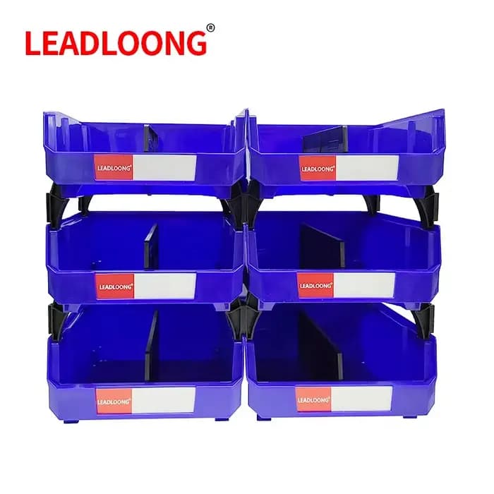 LEADLOONG V4 bac de rangement d'outils 6 pièces 11x11x5 pouces/27.6*27.9*12.8 cm boîte de rangement