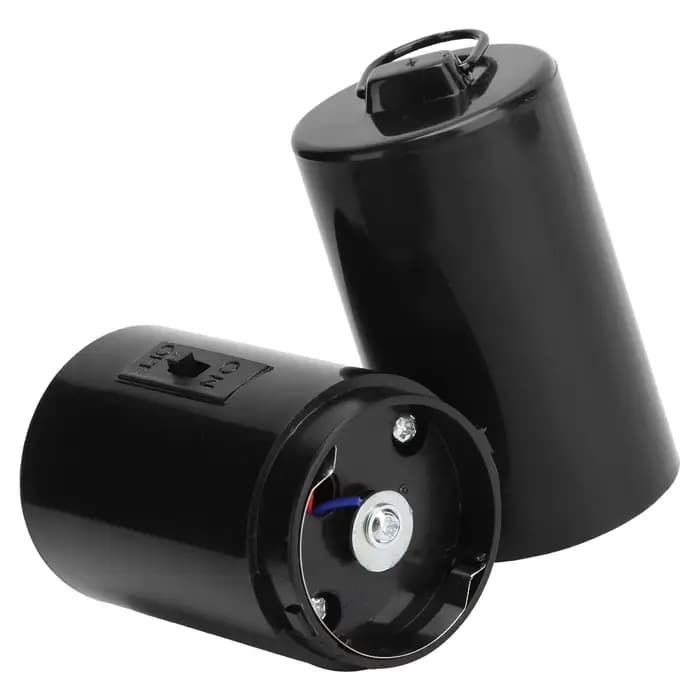 Moteur rotatif noir pour le vent, accessoire de décoration de jardin, mobile à piles, tendance