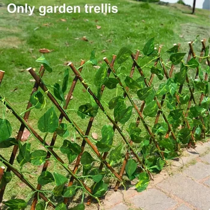 Clôture extensible en saule 40 cm, treillis rétractable simple, bordure décorative pour jardin, pati