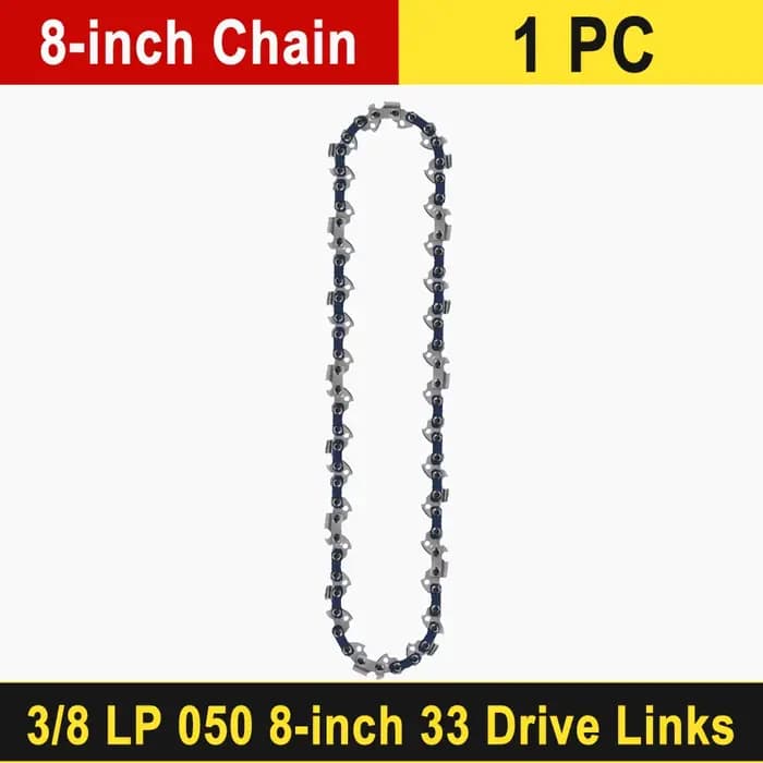 8 pouces 3/8 "LP scie électrique 33 maillons d'entraînement chaînes de tronçonneuse lame de scie à c