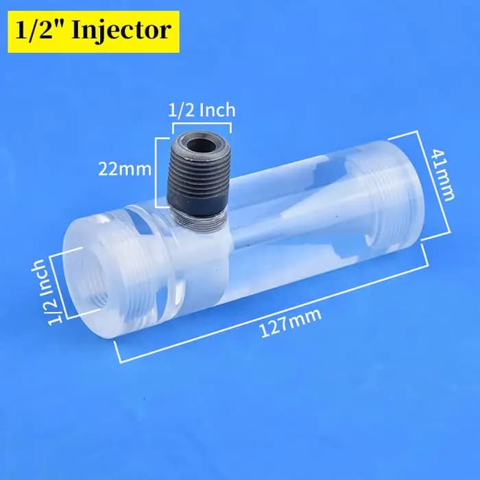 Système d'irrigation d'injecteur d'eau acrylique Transparent PMMA, mélangeur d'engrais Venturi, éjec
