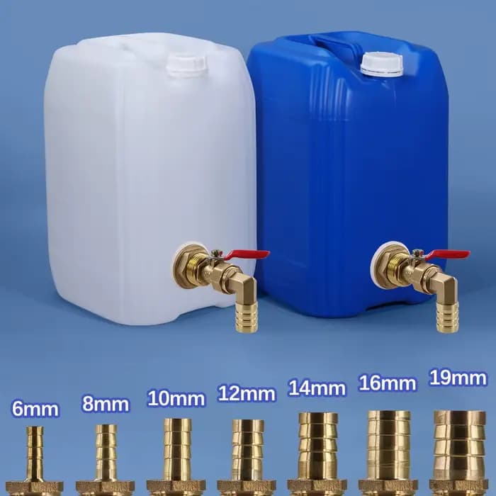 Adaptateur de tuyau de robinet à tournant sphérique pagode en laiton de 6 à 19mm, Joint d'accoupleme