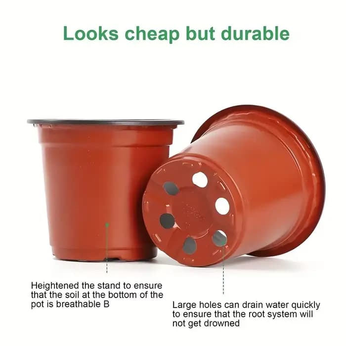 Pots de pépinière pour plantes avec dôme d'humidité, 20 ensembles de Pots de pépinière souples de 4