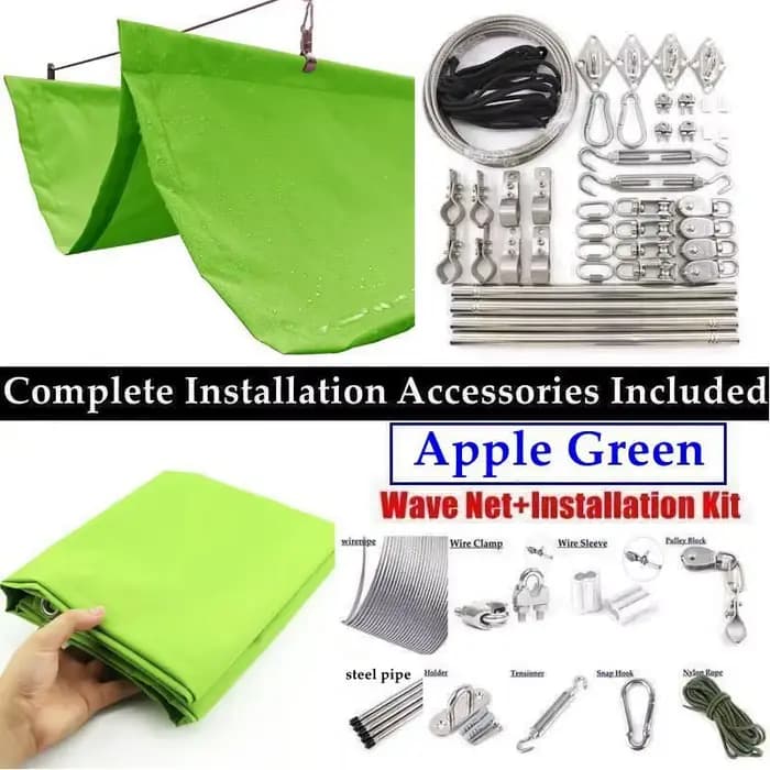 Auvent télescopique extérieur en HDPE de 1,5 m de large, pergola de patio, voile d'ombrage imperméab