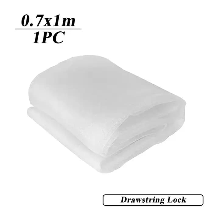Couverture de filet anti-insectes pour arbres fruitiers, conçue pour protéger les plantes des antipa
