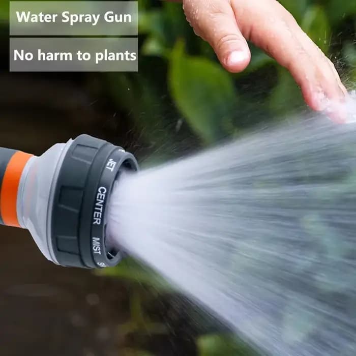 Pistolet d'arrosage de jardin, 8 Modes, pulvérisateur haute pression réglable, buse d'arrosage, plan