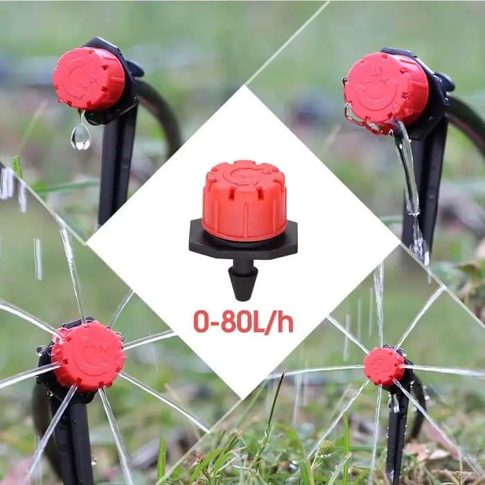 Kit d'arrosage automatique pour jardin et serre, goutteurs réglables, système d'irrigation goutte à