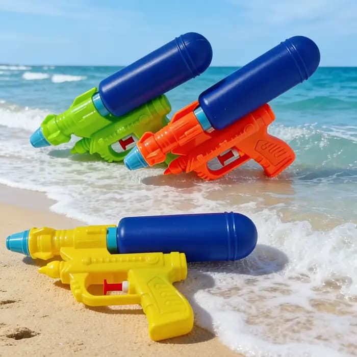 NOUVEAU Pistolet à eau pour enfants, super lanceur d'eau pour les vacances d'été, pistolet à jet d'e