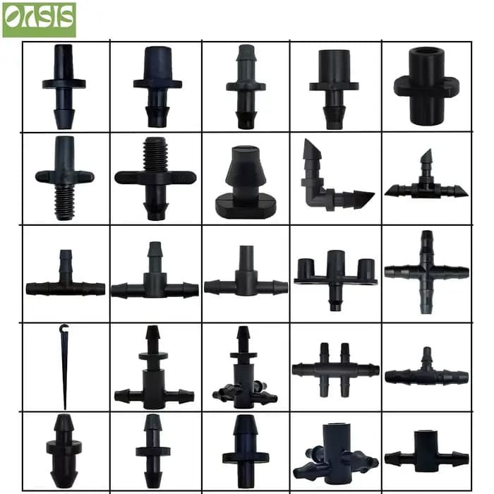Oasis-Connecteur d'eau de jardin, d'argile goutte à goutte pour 1/4 en effet et 1/8 accessoires de t