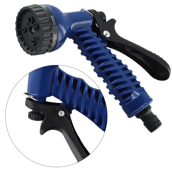 Arroseur de tuyau d'arrosage de jardin pour le nettoyage de voiture, tuyau vert à haute pression en