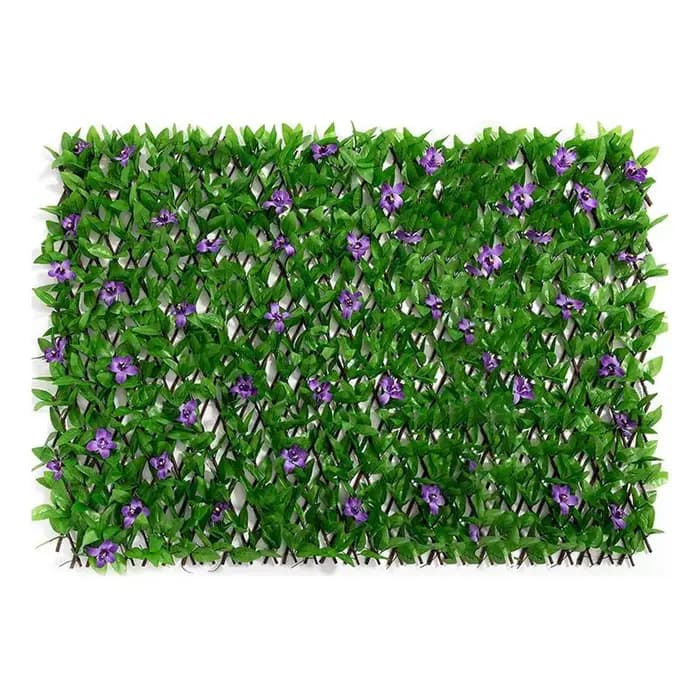 Haie artificielle, fausse feuille murale, plante de haie verte, écran de clôture de confidentialité