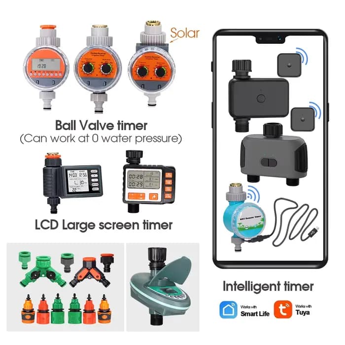 Kit d'arrosage automatique pour jardin et serre, goutteurs réglables, système d'irrigation goutte à