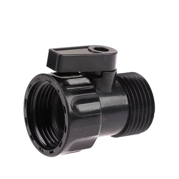 Valve d'irrigation de jardin 3/4 "mâle à femelle, 2 pièces, interrupteur d'extension de tuyau