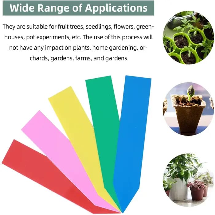 Plaques de pépinière imperméables pour plantes, signes de jardin, étiquettes, marqueurs en plastique