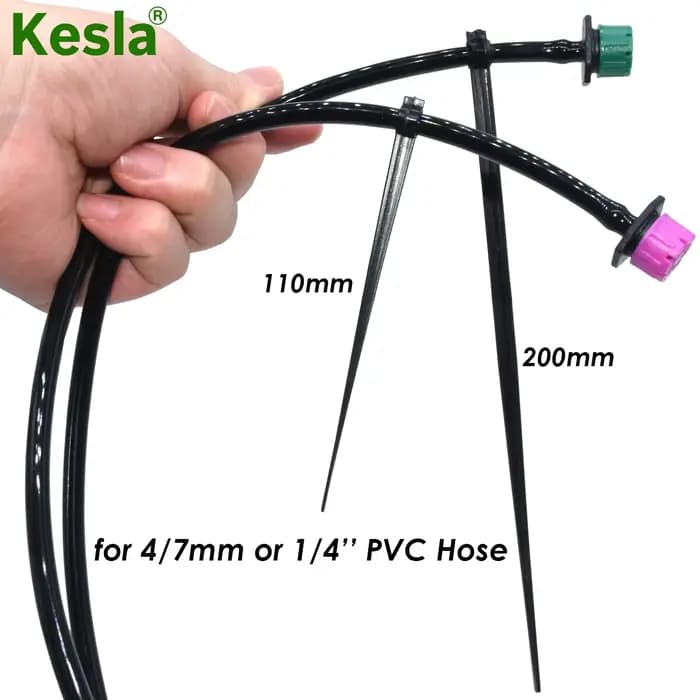 KESLA-Support de tiges pour l'd'argile goutte-à-goutte, partenaires de piquets de jardin, tuyau d'in
