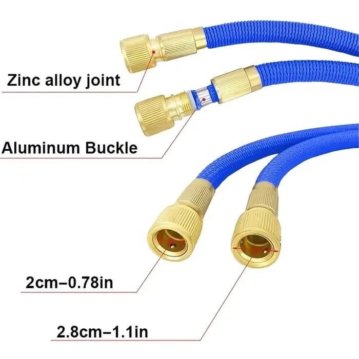 Tuyau d'arrosage magique, Flexible et extensible, moulinets de tuyau d'arrosage, tuyau de lavage de