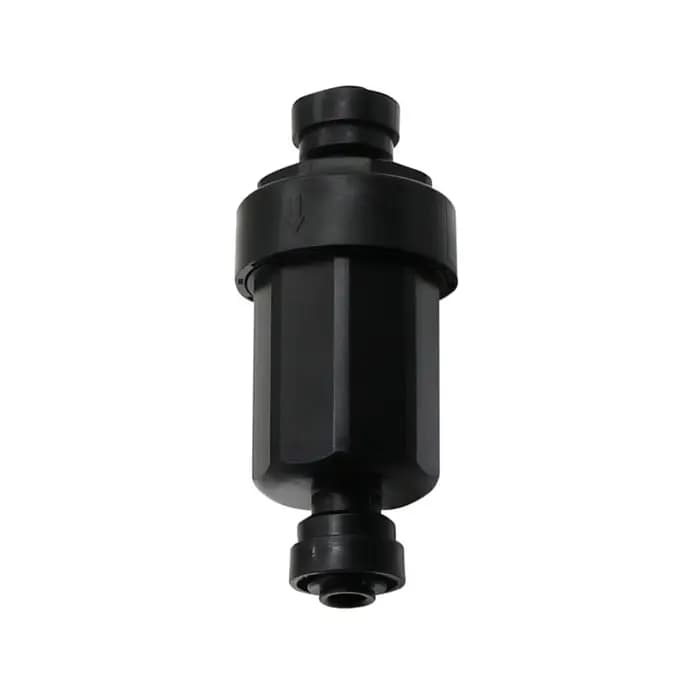 Micro filtre à eau de jardin 1/4 ", maille en acier inoxydable, filtre 40 microns, raccord à glissem