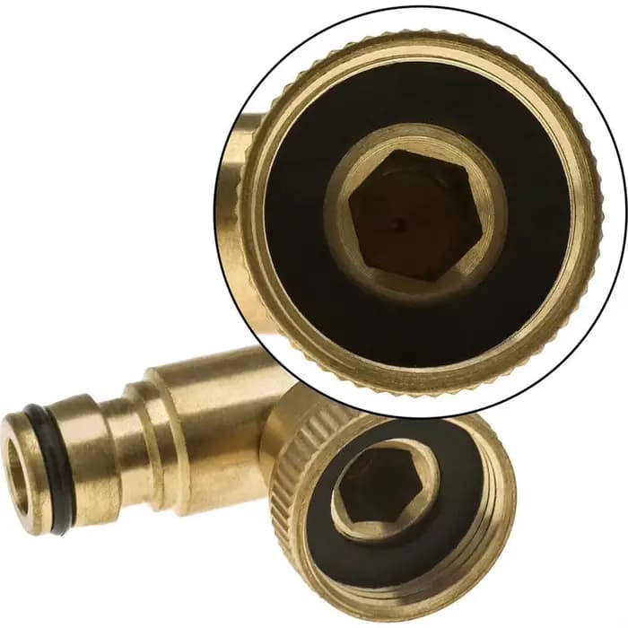 Connecteur rapide pour tuyau d'arrosage, bobine de tuyau, coude à percussion, convertisseur de robin