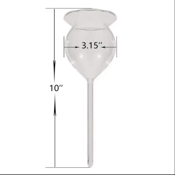 Dispositif d'arrosage automatique pour plantes, boule d'arrosage, pointe d'arrosage, verre transpare