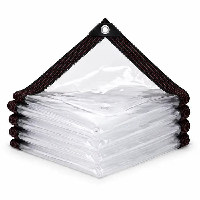 Bâche transparente imperméable pour jardin, gazebo, protection contre la pluie, couverture de plante