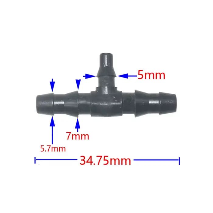 Raccords de séparation d'eau pour système d'irrigation goutte à goutte, micro connecteurs de tuyau b