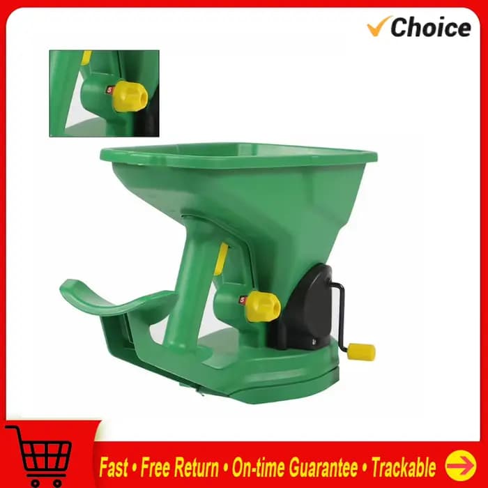 Semoir manuel pour jardin et pelouse, capacité de 1,5 l, 5 vitesses réglables, épandeur de cadres de