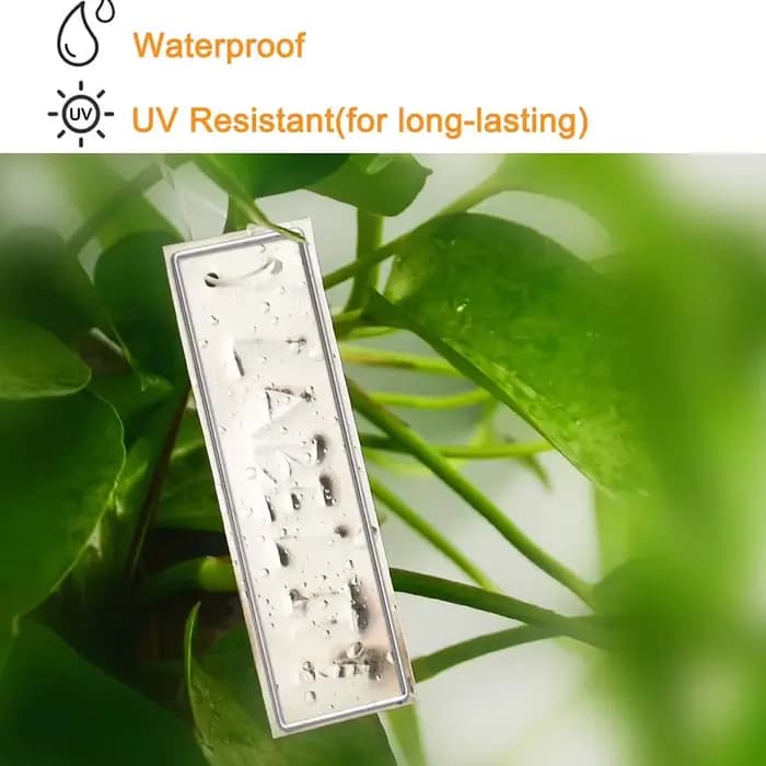 Étiquettes métalliques Double face en aluminium pour plantes, étiquette d'identification d'arbre, fi