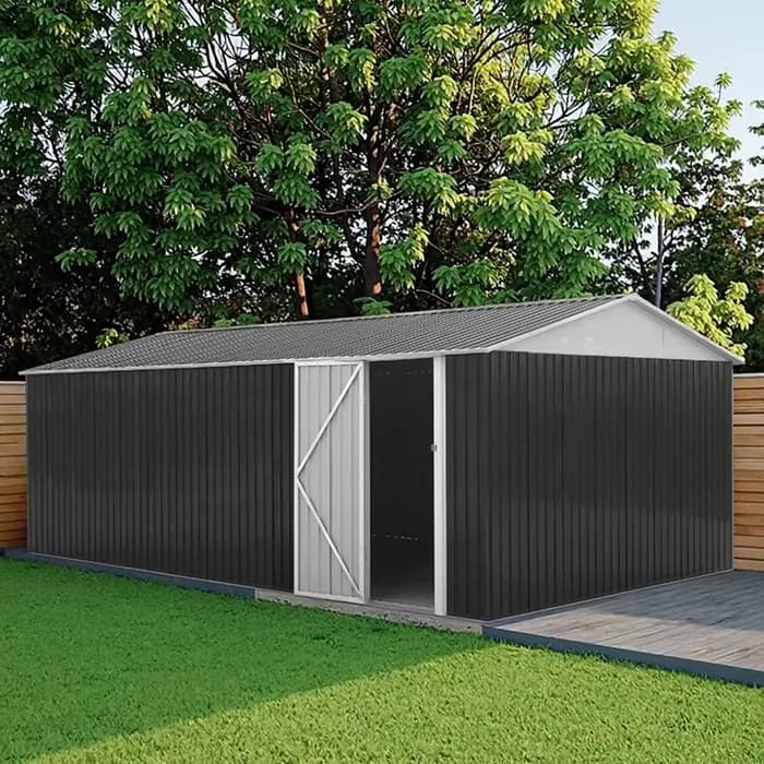 Abri de jardin préfabriqué moderne en bois traité sous pression pour le stationnement des voitures,