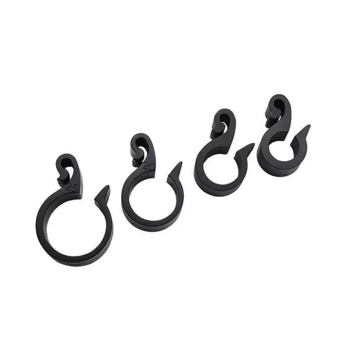 Clips de fixation de connexion de tuyau de jardin, boucles de fixation en plastique, outil de serrag