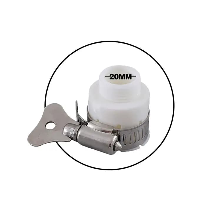 Raccord de tuyau en plastique adaptateur universel, connecteur rapide, filetage mâle en laiton, robi