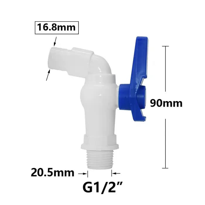 Adaptateur de robinet de réservoir IBC S60X6, robinet de jardin à filetage grossier à connexion rapi