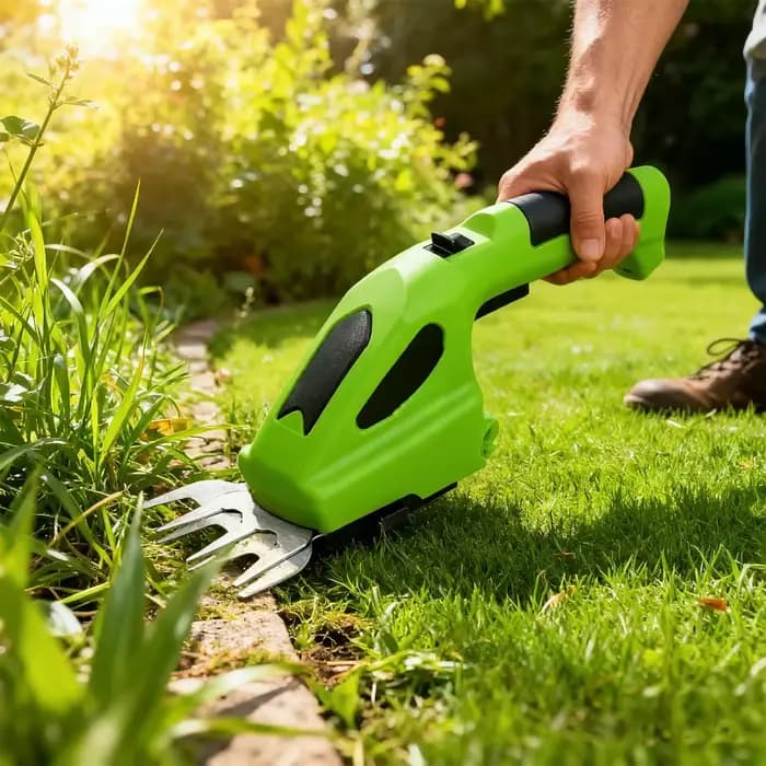 Taille-haie électrique sans fil 2-en-1 rechargeable