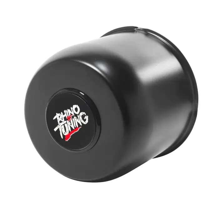 RhinoTuning 4 pièces/1 pièce moyeu 124mm/4.88 "noir mat peint carbone pousser à travers les capuchons centraux pour remorques camions suv RV jantes