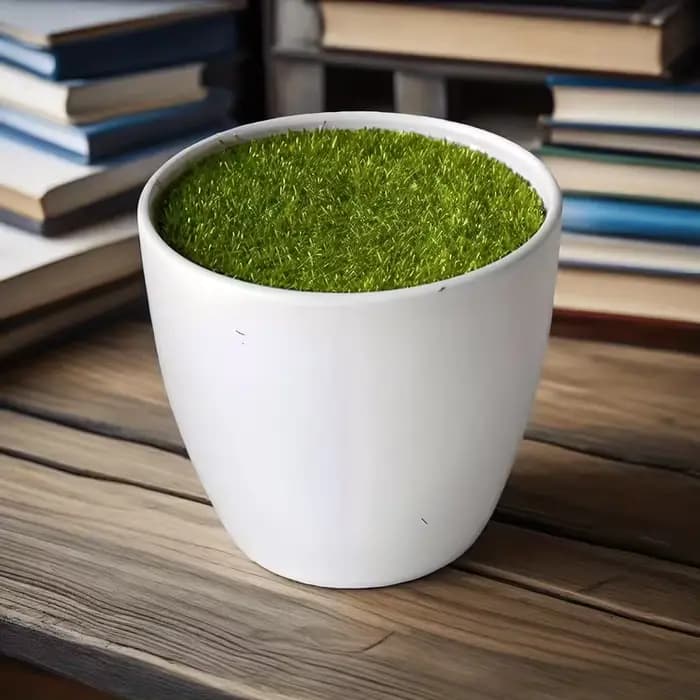 Pot de fleur de plantes artificielles en plastique