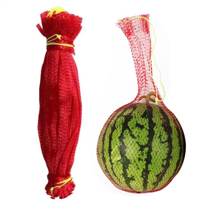 Filet de jardinage en plastique de 35cm, 100 pièces, pour melon d'eau, hamac de plantation verticale avec sangles, corde de filet de jardinage