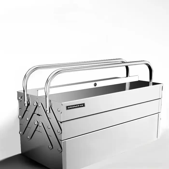 EvaluTool-Boîte de rangement mécanique en acier inoxydable