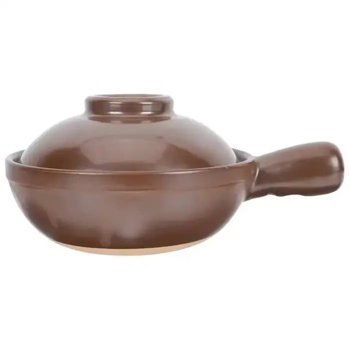 Pot à soupe Casserole couvercle de cuisson en céramique ragoût poêle en argile bol de terre cuiseur à riz porcelaine chaude petite Donabe marmite poignée