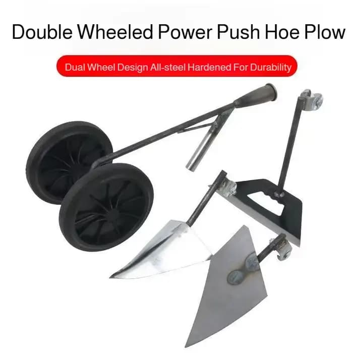 Charrue à double roue manuelle multifonctionnelle