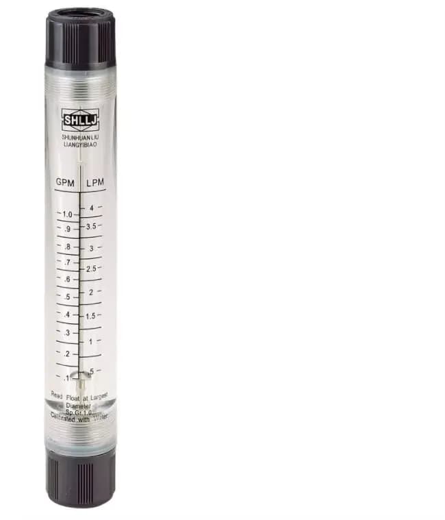 LZM-15G 1/2 "BSP Type de Tube ABS outil de débitmètre de liquide 0.1-0.5GPM 0.1-1GPM 0.2-2GPM 0.2-2.5GPM 0.5-5GPM